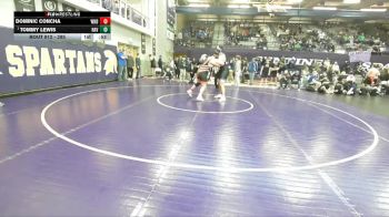 285 lbs Cons. Semi - Tommy Lewis, Havre vs Dominic Concha, Williston