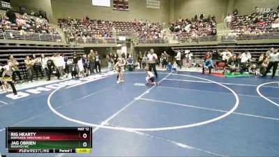 58 lbs Champ. Round 1 - Rig Hearty, Northside Wrestling Club vs Jag OBrien, Wasatch WC