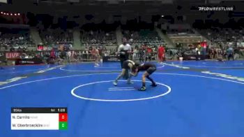 95 lbs Prelims - Nathan Carrillo, Sunkist Kids Monster Garage vs Wil Oberbroeckling, Sebolt Wrestling Academy