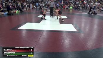 J-16 lbs Semifinal - Tate Starmer, LMWC vs Eli Vaske, Immortal Athletics WC