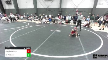 40 lbs Rr Rnd 2 - Jayce Crisman, Salem Elite vs Himmat Virdi, Independent