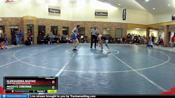 138 lbs Semifinal - Aleksandra Bastaic, Highland Wrestling Club vs Maddyx Osborne, Indiana
