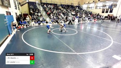 145 lbs Consi Of 8 #2 - Mason Basile, Jesuit High School - Tampa vs Ryan Lawler, Bishop McDevitt-Harrisburg