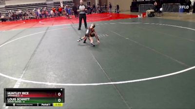 45 lbs Quarterfinals (8 Team) - Huntley Rice, Springfield vs Louis Schmitt, Grand Rapids