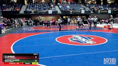 4A-126 lbs Semifinal - Ty Murray, Central (Carroll) vs Justice Vlahos, Walnut Grove