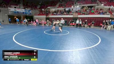 235 lbs Round 1 (8 Team) - Kennedy Juarez, Canyon Randall vs Emily Hassler, Fort Worth Benbrook