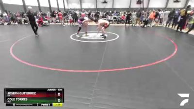 170 lbs Cons. Round 1 - Joseph Gutierrez, OR vs Cole Torres, WA