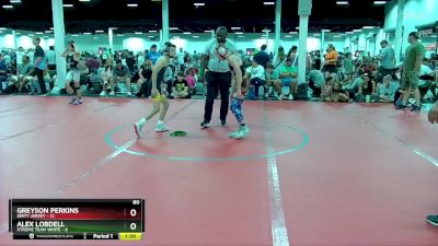 80 lbs Round 2 (4 Team) - Alex Lobdell, Xtreme Team White vs Greyson Perkins, Dirty Jersey