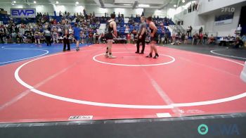 140 lbs Round Of 16 - Bryson Petros, Red Ryder Wrestling Club vs Briar James, Sallisaw Takedown Club