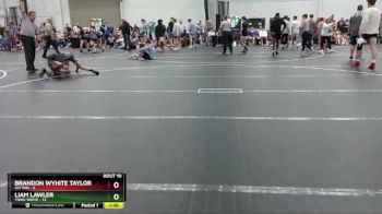 126 lbs Round 3 (8 Team) - Brandon Wyhite Taylor, Sly Fox vs Liam Lawler, TNWC White