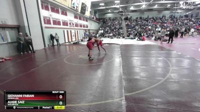 285 lbs Cons. Round 3 - Augie Saiz, Holbrook vs GIOVANNI FABIAN, Mogollon