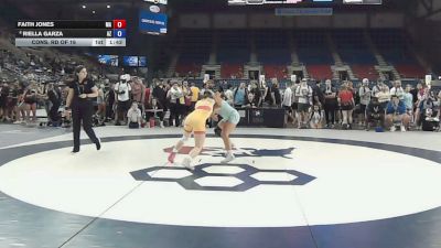 125 lbs Cons. Rd Of 16 - Faith Jones, Massachusetts vs Riella Garza, Arizona