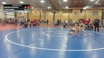 133 lbs Cons. Round 2 - Benjamin Whitright, North Idaho College vs Kadyn Norris, Washington State University