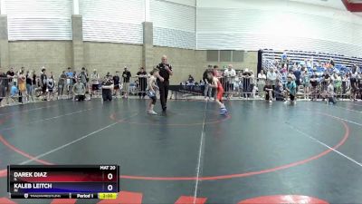 56 lbs Semifinal - Darek Diaz, IL vs Kaleb Leitch, IN