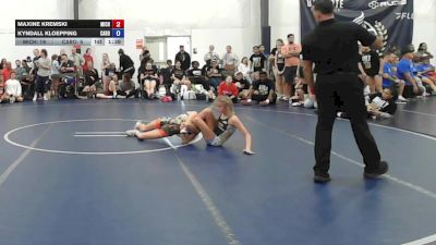 38 kg 3rd Place - Maxine Kremski, Michigan Wrestling Academy - W vs Kyndall Kloepping, Carolina Gold