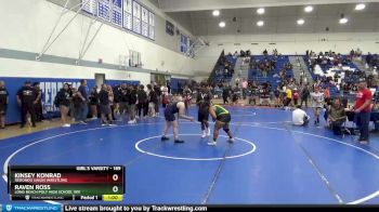 189 lbs Cons. Semi - Kinsey Konrad, Redondo Union Wrestling vs Raven Ross, Long Beach Poly High School Wr