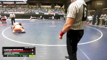 197 lbs Cons. Round 4 - 4 Nathan Critchfield, Indiana Tech vs Andrew Herrera, Southern Oregon