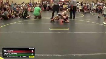 53 lbs Round 1 (4 Team) - Milo Ksebe, SVRWC Gold vs Jack Claycomb, Revival Gray