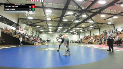 133 lbs Cons. Round 2 - David Fielder, Baldwin Wallace vs Cole Renier, Heidelberg