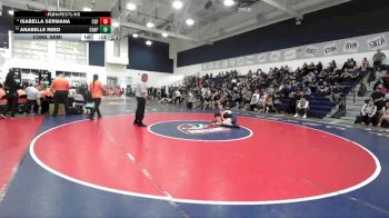 135 lbs Cons. Semi - Isabella Sermana, Cerritos vs Anabelle Reed, Chaparral