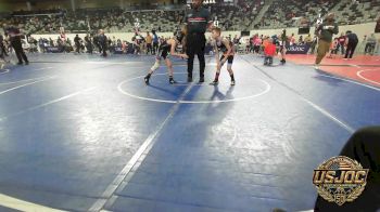 60 lbs Consi Of 8 #1 - Wyatt Tate, Bridge Creek Youth Wrestling vs Ben Spexarth, Brawlers