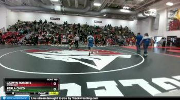 120 lbs Cons. Round 2 - Jazmyn Roberts, Eaglecrest vs Perla Chico, Fort Lupton