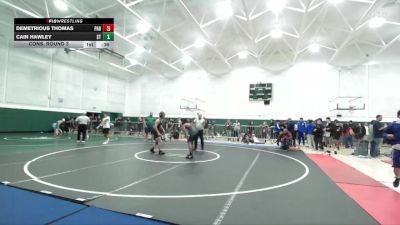 138 lbs Cons. Round 3 - Cain Hawley, South Torrance vs Demetrious Thomas, Paramount