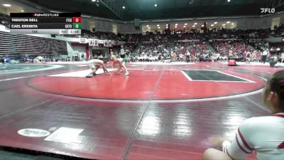 144 lbs Quarterfinals (8 Team) - Trenton Bell, FT. GIBSON vs Cael Eremita, CATOOSA