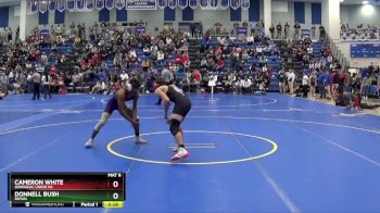 138 lbs Cons. Round 7 - Donnell Bush, BRYAN vs Cameron White, Dowagiac Union HS