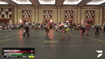 200 lbs Quarterfinal - Clayton Whitenight, Mat Assassins vs Dominic Hittepole, School Of Hard Knocks