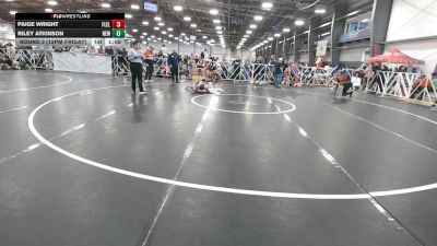 70 lbs Round 3 (12pm Friday) - Paige Wright, Florida Elite vs Riley Atkinson, NEWHALE