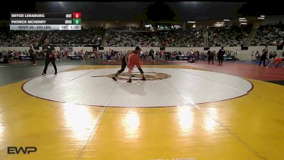 200 lbs Semifinal - Bryer Lenaburg, Hinton Comets vs Patrick McHenry, Broken Arrow