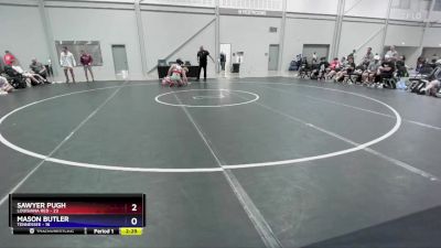 165 lbs Placement Matches (16 Team) - Sawyer Pugh, Louisiana Red vs Mason Butler, Tennessee