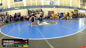 43 lbs Round 2 (10 Team) - Brooks Riesen, East Noble TUF vs Tucker Bartle, Indian Creek Wrestling Club (M)