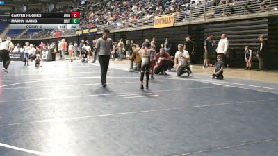 56 lbs Consy 3 - Carter Hughes, Avon Grove vs Marky Mains, South Alleghany