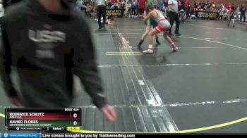 96 lbs Round 2 - Xavier Flores, Contenders Wrestling Academy vs Roderick Schutz, Ironclad