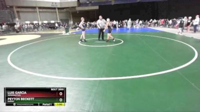 125 lbs Cons. Round 4 - Luis Garcia, Washington vs Peyton Beckett, NWWC