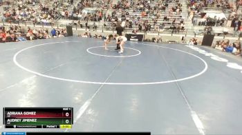 50 lbs Champ. Round 2 - Adriana Gomez, AZ vs Audrey Jimenez, AZ