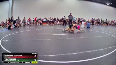 72 lbs Finals (2 Team) - Benton Bassett III, MF Savage vs Vince Miller, Pedraza Wrestling