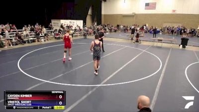 170 lbs Semifinal - Cayden Kimber, Minnesota vs Vristol Short, Simley Wrestling Club