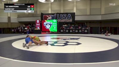92 lbs Semis - Eli Armstrong, East Idaho Elite Wrestling Club vs Carter Ray, Bad Karma Wrestling Club