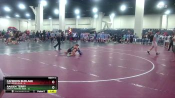 120 lbs Round 2 (10 Team) - Cameron Burlage, The Firemen Blue vs Raiden Terry, Seneca Fighting Irish