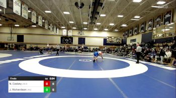 157 lbs Final - Noah Caskey, Coast Guard vs Jack Richardson, Johnson & Wales