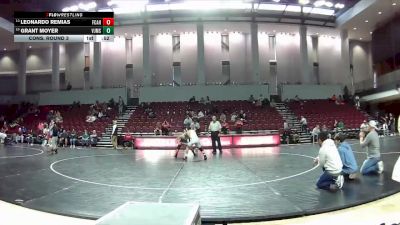 132 lbs Cons. Round 3 - Grant Moyer, Noke Wrestling RTC vs Leonardo Remias, Great Neck Wrestling Club