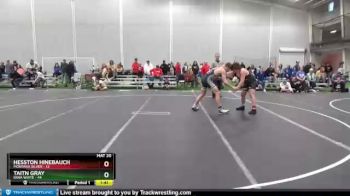 182 lbs Round 2 (8 Team) - Taitn Gray, Iowa White vs Hesston Hinebauch, Montana Silver
