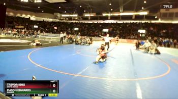 144 lbs Champ. Round 1 - Mason Edwards, Sumner vs Trevor King, White River