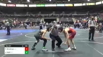 109 lbs Consi Of 8 #1 - Flynn Brandrup, War Hammer Wrestling vs Jayce Wolf, Cottage Grove WC