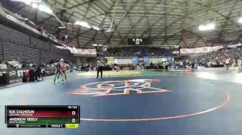 4A 132 Quarterfinal - Andrew Seely, North Creek vs Kai Calhoun, Graham-Kapowsin