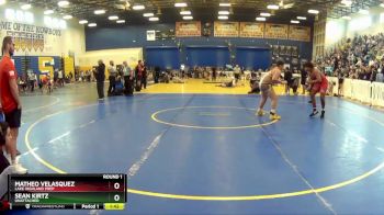 180 lbs Round 1 - Sean Kirtz, Unattached vs Matheo Velasquez, Lake Highland Prep