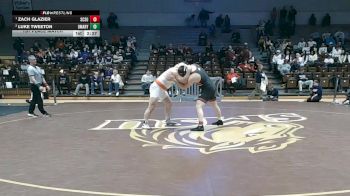 285 lbs 1st Place Match - Zach Glazier, St. Cloud State vs Luke Tweeton, UMary